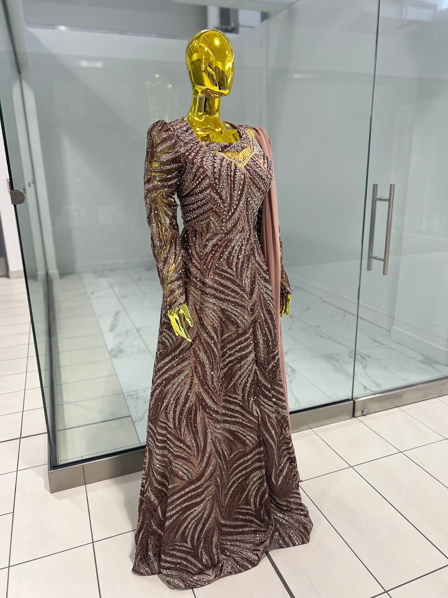 Embellished Evening Dress