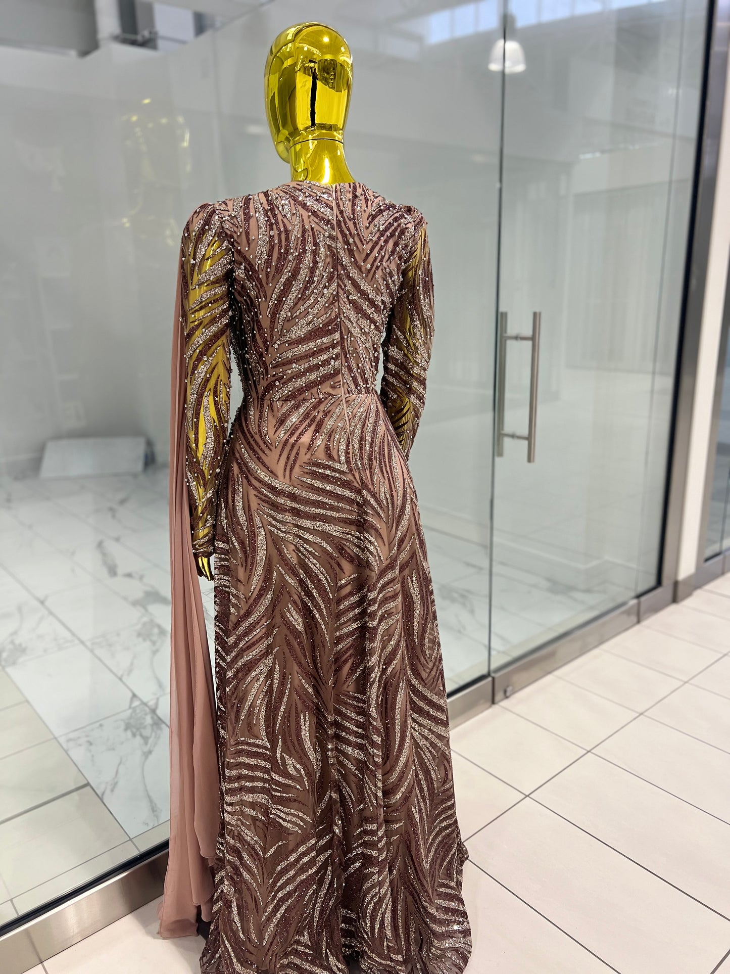 Embellished Evening Dress
