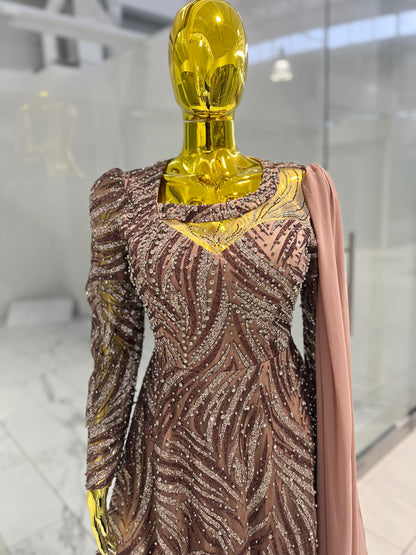 Embellished Evening Dress