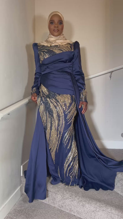 Royal blue Evening Dress